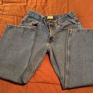 Men's Blue Bootcut Jeans